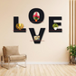 ❤️ LOVE Wall Shelves – Decorative Pack of 4 (8x8 Inches Each)