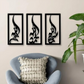 Tasbih Fatima Islamic Wall Art – MDF Wood – Set of 3