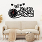 🕋 Islamic Wall Clock – “Indeed, Allah is Over All Things Competent” – MDF |