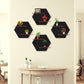 🧱 Hexagon Wall Shelves – Pack of 4 (8x8 Inches Each)